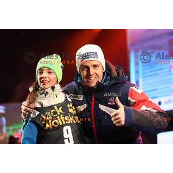 Q-max party and public draw of starting numbers of AUDI FIS World Cup Slalom for 57. Vitranc Cup in Kranjska gora, Slovenia on March 3, 2018