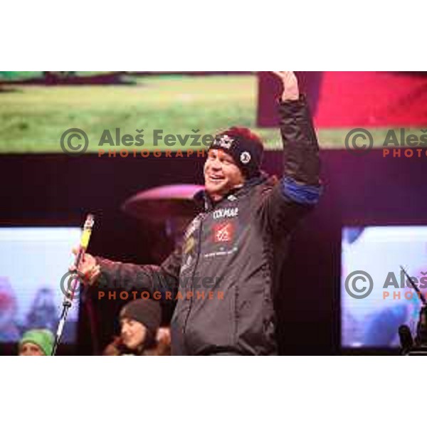 Q-max party and public draw of starting numbers of AUDI FIS World Cup Slalom for 57. Vitranc Cup in Kranjska gora, Slovenia on March 3, 2018
