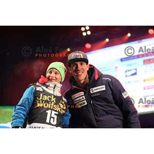 Q-max party and public draw of starting numbers of AUDI FIS World Cup Slalom for 57. Vitranc Cup in Kranjska gora, Slovenia on March 3, 2018