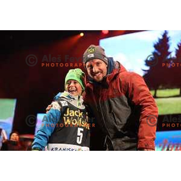 Marcel Hirscher at Q-max party and public draw of starting numbers of AUDI FIS World Cup Slalom for 57. Vitranc Cup in Kranjska gora, Slovenia on March 3, 2018