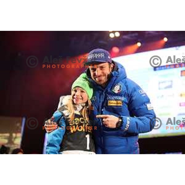 Q-max party and public draw of starting numbers of AUDI FIS World Cup Slalom for 57. Vitranc Cup in Kranjska gora, Slovenia on March 3, 2018