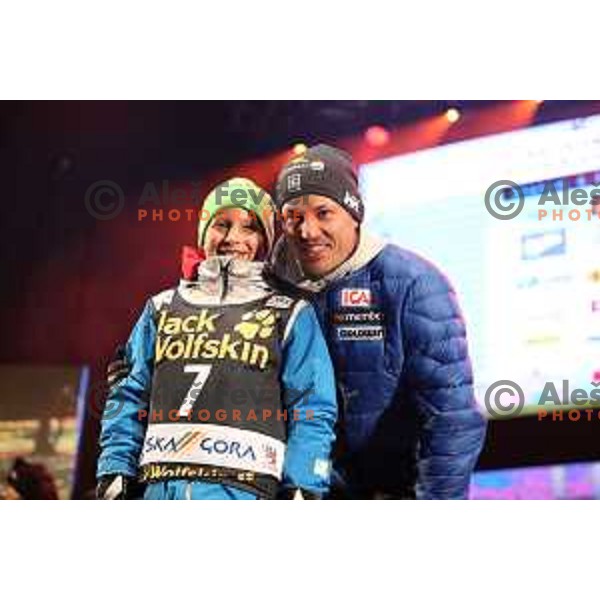 Q-max party and public draw of starting numbers of AUDI FIS World Cup Slalom for 57. Vitranc Cup in Kranjska gora, Slovenia on March 3, 2018