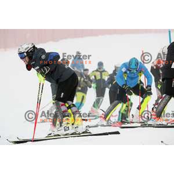 Course inspection before AUDI FIS World Cup Slalom for 57. Vitranc Cup in Kranjska gora, Slovenia on March 4, 2018