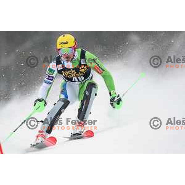 Stefan Hadalin (SLO) competes at AUDI FIS World Cup Slalom for 57. Vitranc Cup in Kranjska gora, Slovenia on March 4, 2018