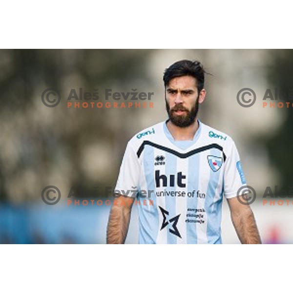 Matija Skarabot in action during Prva liga Telekom Slovenije football match between Gorica and Olimpija, Nova Gorica, Slovenia on March 04, 2018
