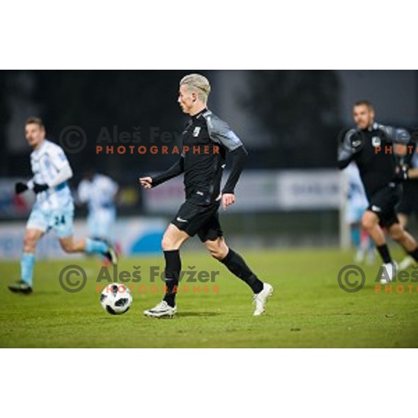 Stefan Savic in action during Prva liga Telekom Slovenije football match between Gorica and Olimpija, Nova Gorica, Slovenia on March 04, 2018