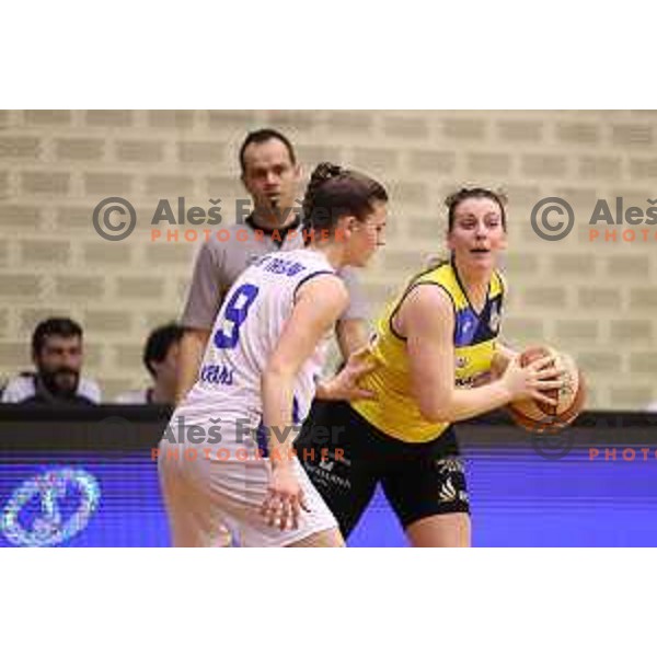 action during the Final of Slovenian Women\'s Basketball Cup between Triglav and Cinkarna Celje in Kranj on March 11, 2018