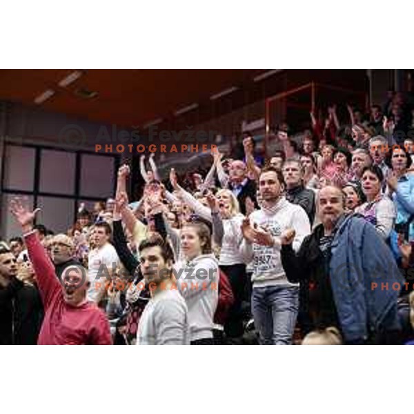 action during the Final of Slovenian Women\'s Basketball Cup between Triglav and Cinkarna Celje in Kranj on March 11, 2018
