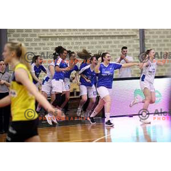 action during the Final of Slovenian Women\'s Basketball Cup between Triglav and Cinkarna Celje in Kranj on March 11, 2018