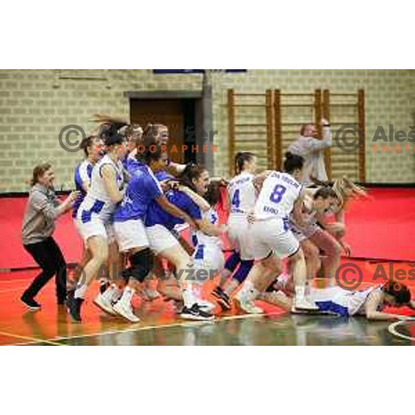action during the Final of Slovenian Women\'s Basketball Cup between Triglav and Cinkarna Celje in Kranj on March 11, 2018