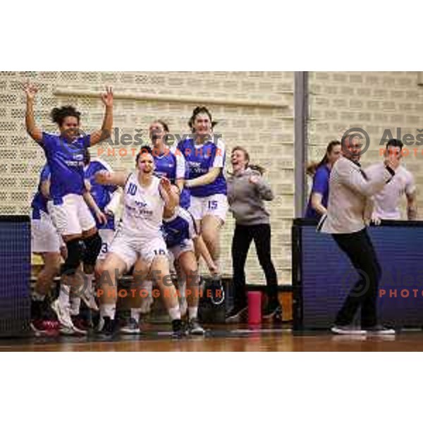 action during the Final of Slovenian Women\'s Basketball Cup between Triglav and Cinkarna Celje in Kranj on March 11, 2018