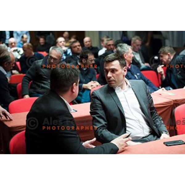 The general assembly of the KZS in Austria Trend Hotel, Ljubljana, Slovenia on March 15, 2018
