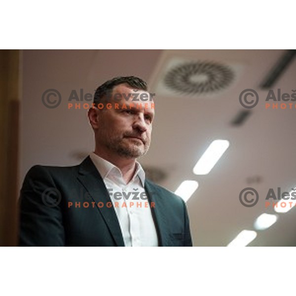 Radoslav Trifunovic during the general assembly of the KZS in Austria Trend Hotel, Ljubljana, Slovenia on March 15, 2018