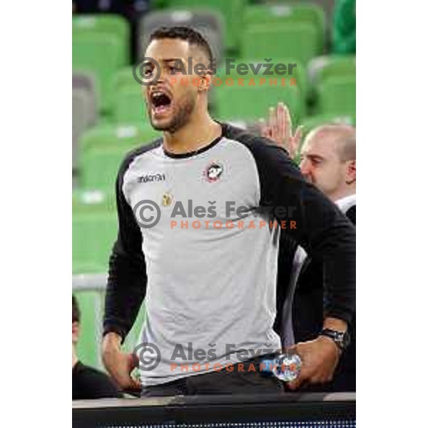Devin Oliver during Nova KBM league basketball match between Petrol Olimpija and Krka in Stozice, Ljubljana, Slovenia on March 17, 2018