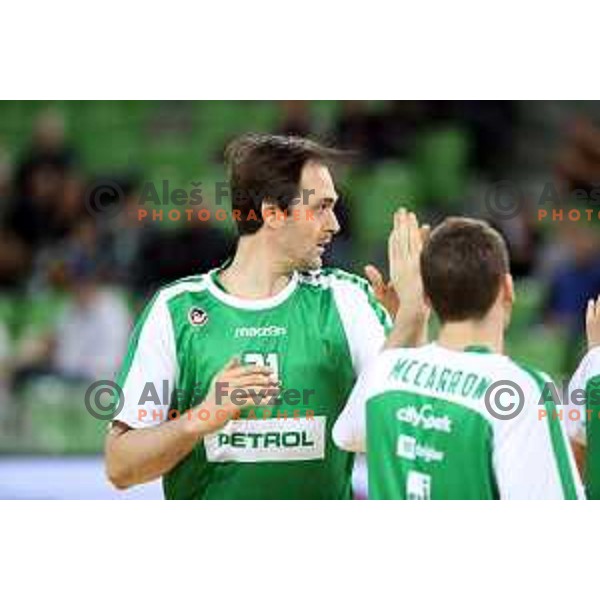 Erazem Lorbek during Nova KBM league basketball match between Petrol Olimpija and Krka in Stozice, Ljubljana, Slovenia on March 17, 2018