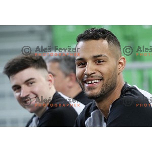 Devin Oliver during Nova KBM league basketball match between Petrol Olimpija and Krka in Stozice, Ljubljana, Slovenia on March 17, 2018