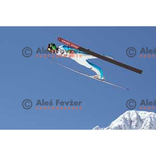 Anze Semenic (SLO) competes at Ski flying Qualification during the Final of Ski jumping World Cup 2017/2018 in Planica, Slovenia on March 22, 2018