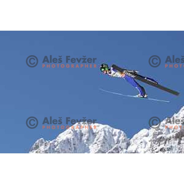 Tilen Bartol (SLO) competes at Ski flying Qualification during the Final of Ski jumping World Cup 2017/2018 in Planica, Slovenia on March 22, 2018