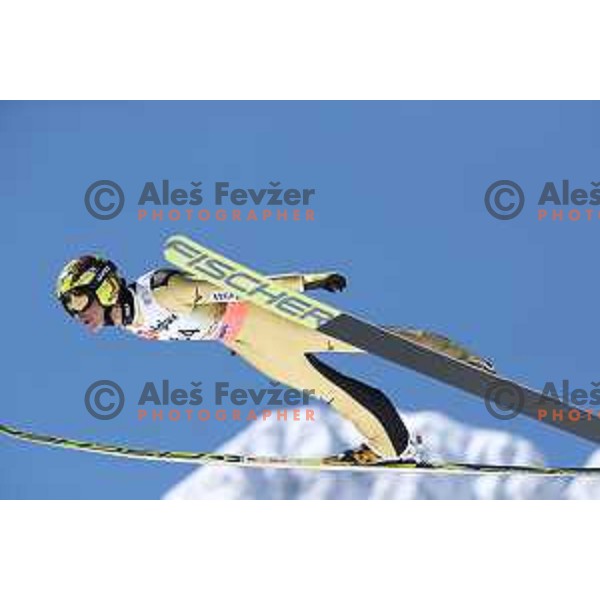 Noriaki Kasai (JPN) competes at Ski flying Qualification during the Final of Ski jumping World Cup 2017/2018 in Planica, Slovenia on March 22, 2018