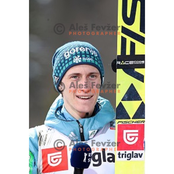Peter Prevc (SLO) competes at Ski flying Qualification during the Final of Ski jumping World Cup 2017/2018 in Planica, Slovenia on March 22, 2018