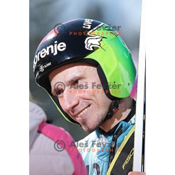 Robert Kranjec (SLO) competes at Ski flying Qualification during the Final of Ski jumping World Cup 2017/2018 in Planica, Slovenia on March 22, 2018