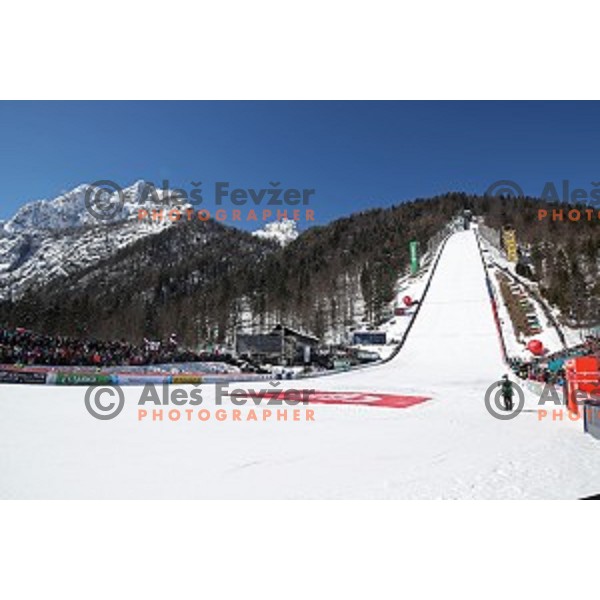 competes at Ski flying Qualification during the Final of Ski jumping World Cup 2017/2018 in Planica, Slovenia on March 22, 2018