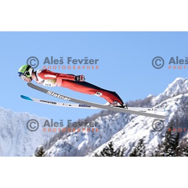 Mackenzie Boyd-Clowes (CAN) competes at Ski flying Qualification during the Final of Ski jumping World Cup 2017/2018 in Planica, Slovenia on March 22, 2018