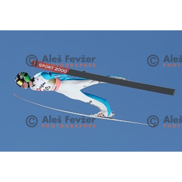 Anze Semenic (SLO) competes at Ski flying Qualification during the Final of Ski jumping World Cup 2017/2018 in Planica, Slovenia on March 22, 2018