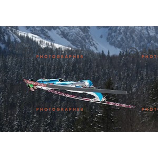 Anze Semenic (SLO) competes at Ski flying Qualification during the Final of Ski jumping World Cup 2017/2018 in Planica, Slovenia on March 22, 2018