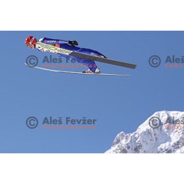 Richard Freitag (GER) competes at Ski flying Qualification during the Final of Ski jumping World Cup 2017/2018 in Planica, Slovenia on March 22, 2018