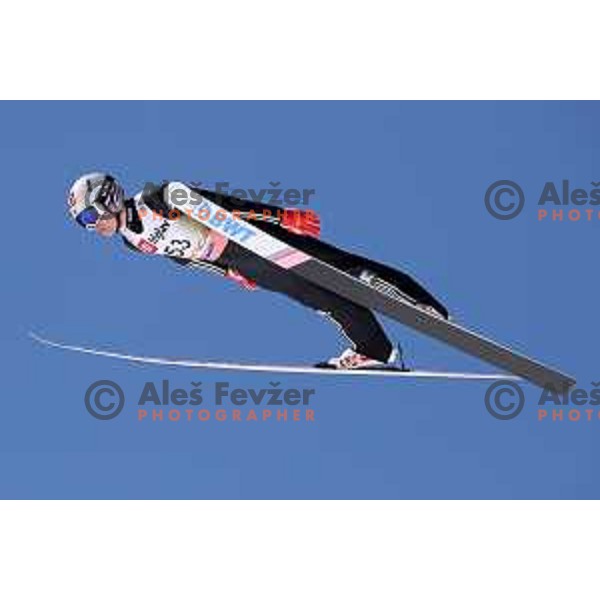 Johann Andre Forfang (NOR) competes at Ski flying Qualification during the Final of Ski jumping World Cup 2017/2018 in Planica, Slovenia on March 22, 2018