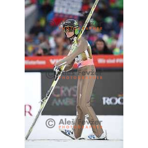 Peter Prevc (SLO) at Ski flying event during the Final of Ski jumping World Cup 2017/2018 in Planica, Slovenia on March 23, 2018