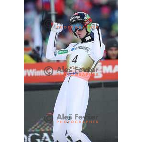Robert Kranjec (SLO) at Ski flying event during the Final of Ski jumping World Cup 2017/2018 in Planica, Slovenia on March 23, 2018