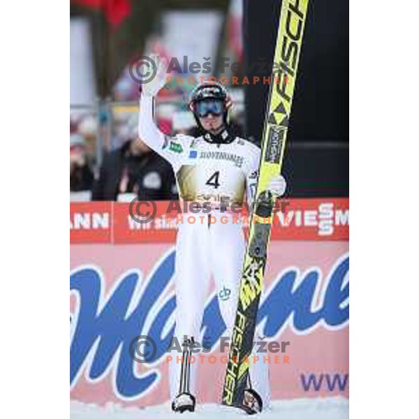 Robert Kranjec (SLO) at Ski flying event during the Final of Ski jumping World Cup 2017/2018 in Planica, Slovenia on March 23, 2018