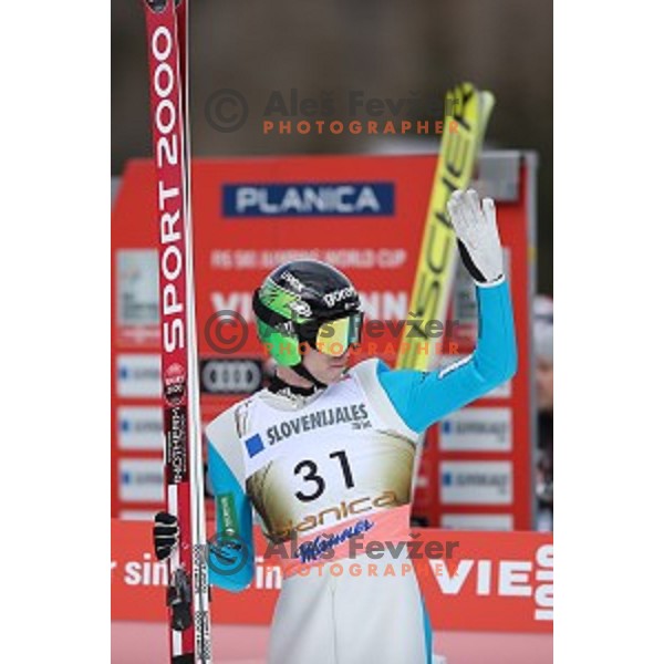 Anze Semenic (SLO) at Ski flying during the Final of Ski jumping World Cup 2017/2018 in Planica, Slovenia on March 23, 2018