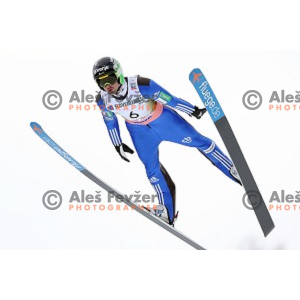 Tomaz Naglic (SLO) at Ski flying event during the Final of Ski jumping World Cup 2017/2018 in Planica, Slovenia on March 23, 2018
