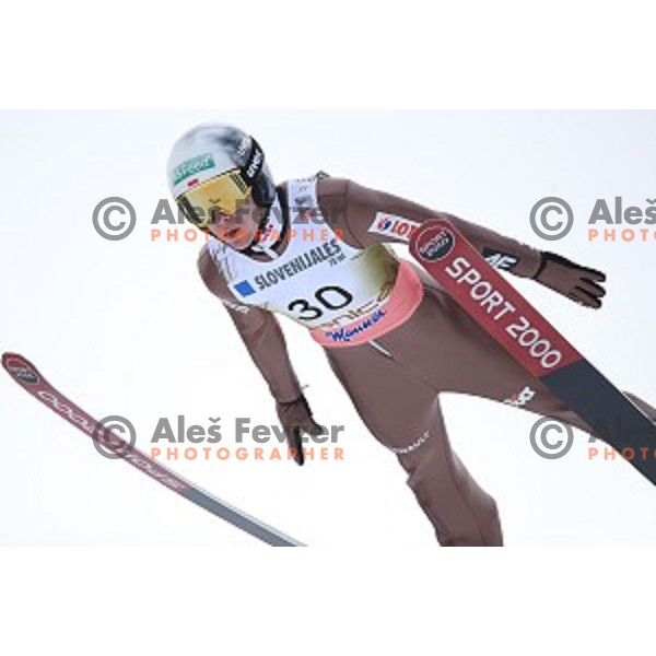 Stefan Hula (POL) at Ski flying event during the Final of Ski jumping World Cup 2017/2018 in Planica, Slovenia on March 23, 2018