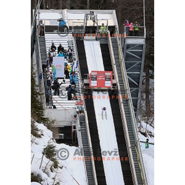 Robert Kranjec (SLO) at Ski flying event during the Final of Ski jumping World Cup 2017/2018 in Planica, Slovenia on March 23, 2018