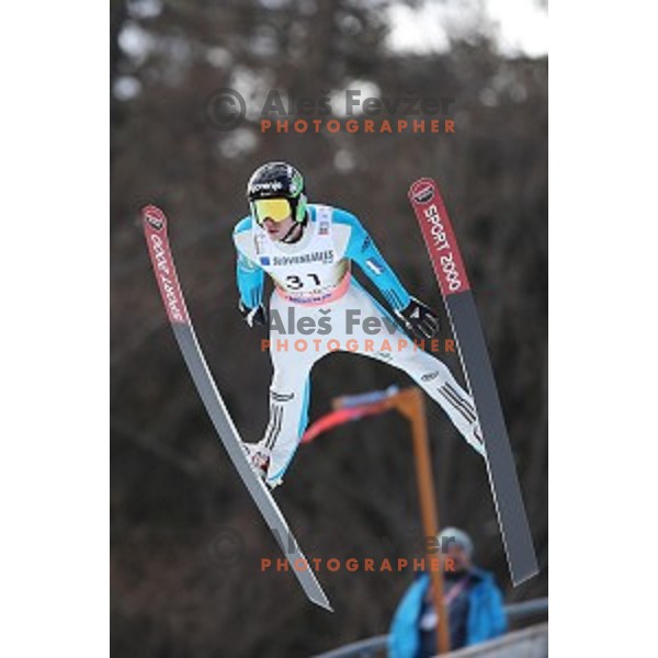 Anze Semenic (SLO) at Ski flying during the Final of Ski jumping World Cup 2017/2018 in Planica, Slovenia on March 23, 2018