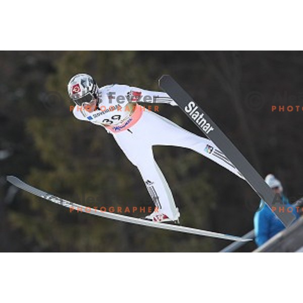 Robert Johansson (NOR) at Ski flying event during the Final of Ski jumping World Cup 2017/2018 in Planica, Slovenia on March 23, 2018