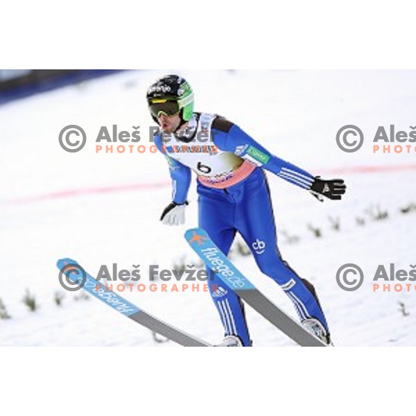 Tomaz Naglic (SLO) at Ski flying event during the Final of Ski jumping World Cup 2017/2018 in Planica, Slovenia on March 23, 2018