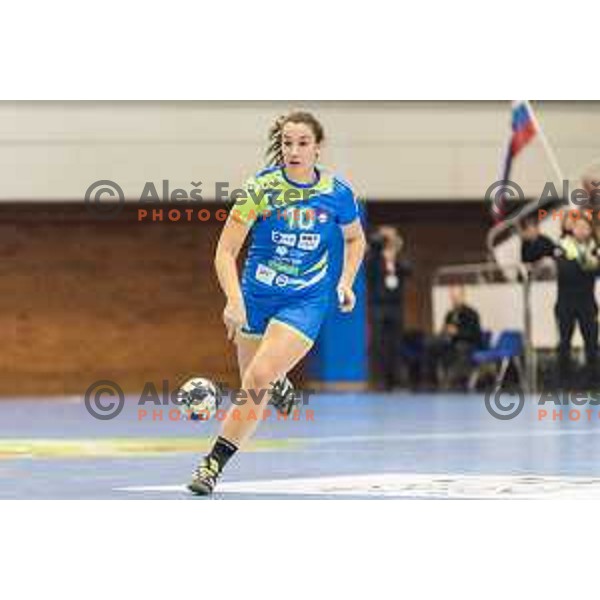 Slovenia’s Tjasa Stanko (10) in action during women’s EHF EURO qualifications match between Slovenia and Iceland, in Golovec Hall, Celje, on March 25, 2018