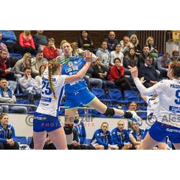 Slovenia’s Ana Gros (6) in action during women’s EHF EURO qualifications match between Slovenia and Iceland, in Golovec Hall, Celje, on March 25, 2018 
