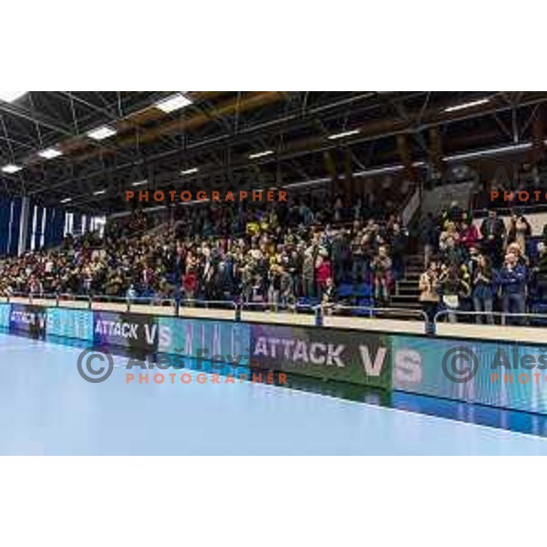 Athmosphere during women’s EHF EURO qualifications match between Slovenia and Iceland, in Golovec Hall, Celje, on March 25, 2018