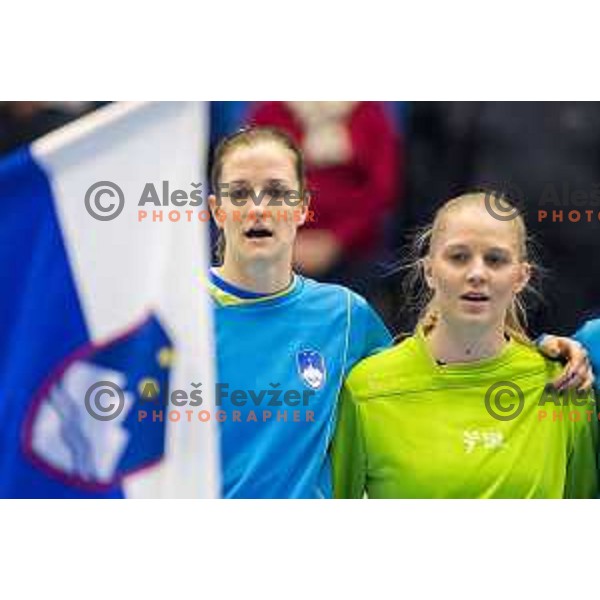 Slovenia’s Ana Gros (6) in action during women’s EHF EURO qualifications match between Slovenia and Iceland, in Golovec Hall, Celje, on March 25, 2018 