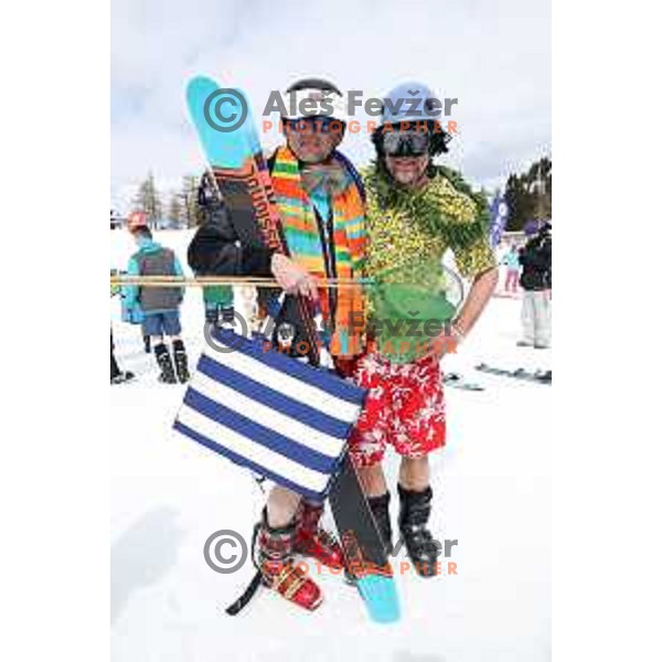 Luza Contest at Krvavec Ski Resort, Cerklje, Slovenia on April 1, 2018