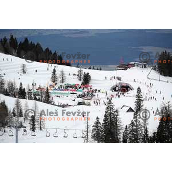 Luza Contest at Krvavec Ski Resort, Cerklje, Slovenia on April 1, 2018