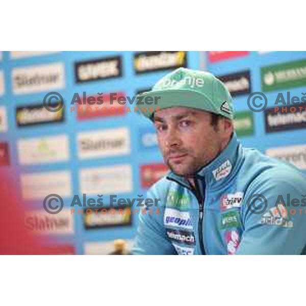 Gorazd Bertoncelj, new head coach of Slovenia Ski jumping team during press conference in Ljubljana, Slovenia on April 5, 2018
