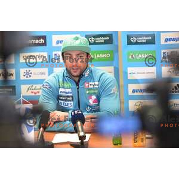 Gorazd Bertoncelj, new head coach of Slovenia Ski jumping team during press conference in Ljubljana, Slovenia on April 5, 2018