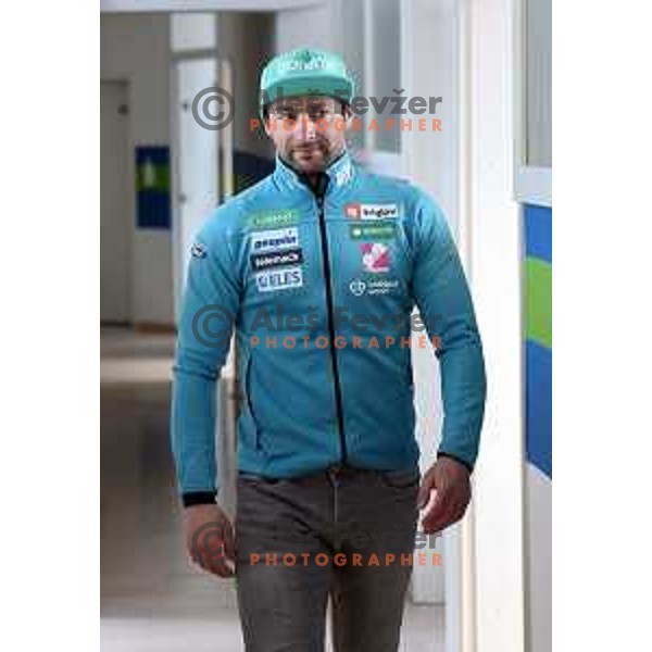 Gorazd Bertoncelj, new head coach of Slovenia Ski jumping team during press conference in Ljubljana, Slovenia on April 5, 2018